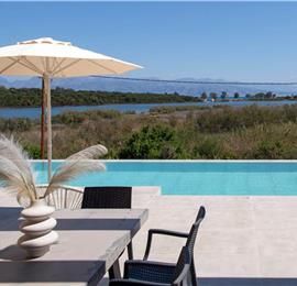 3 bedroom villa with pool & sea view, near Acharavi, sleeps 6